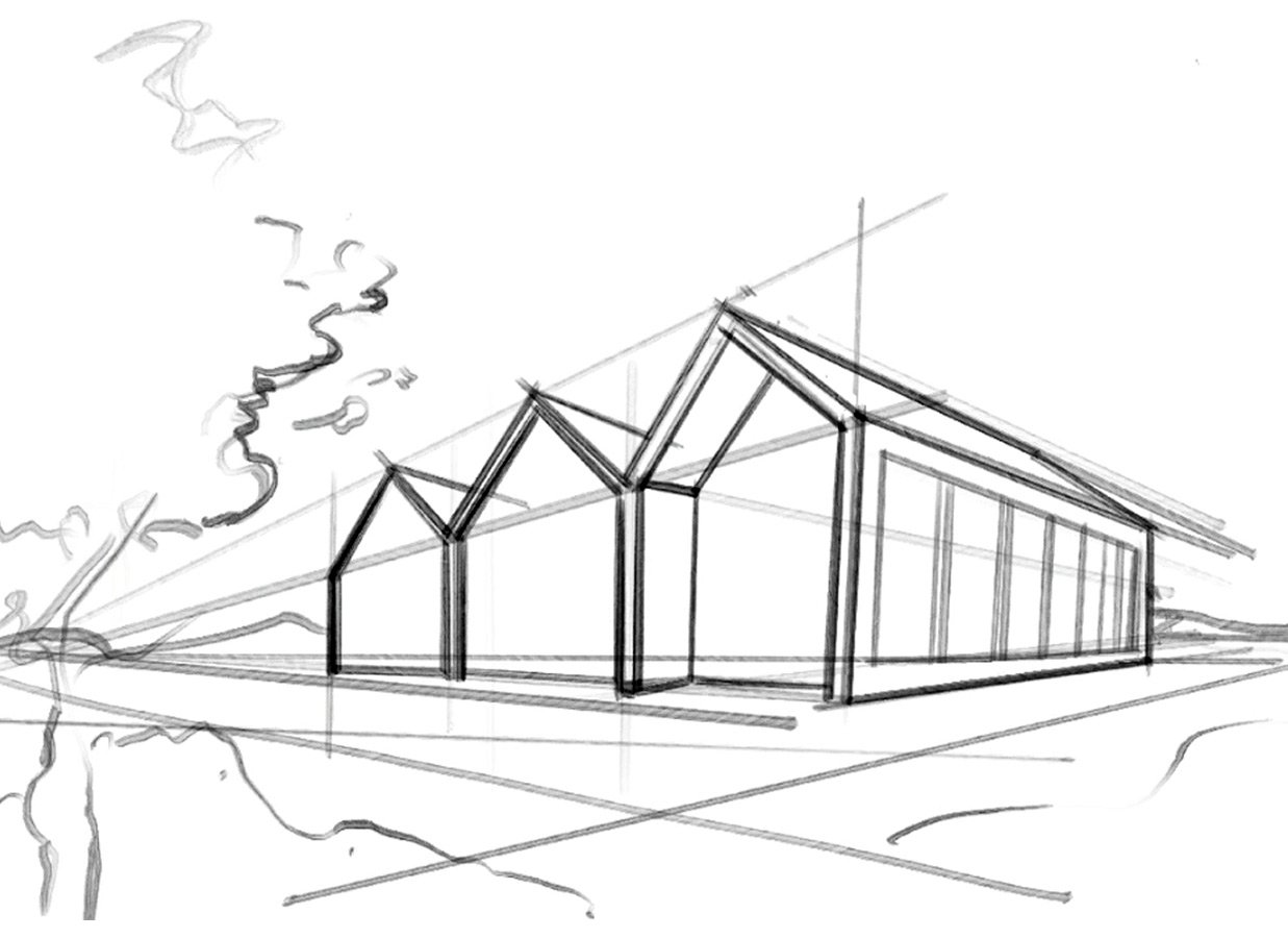 Esquisse 2 de Trampoline Architecture